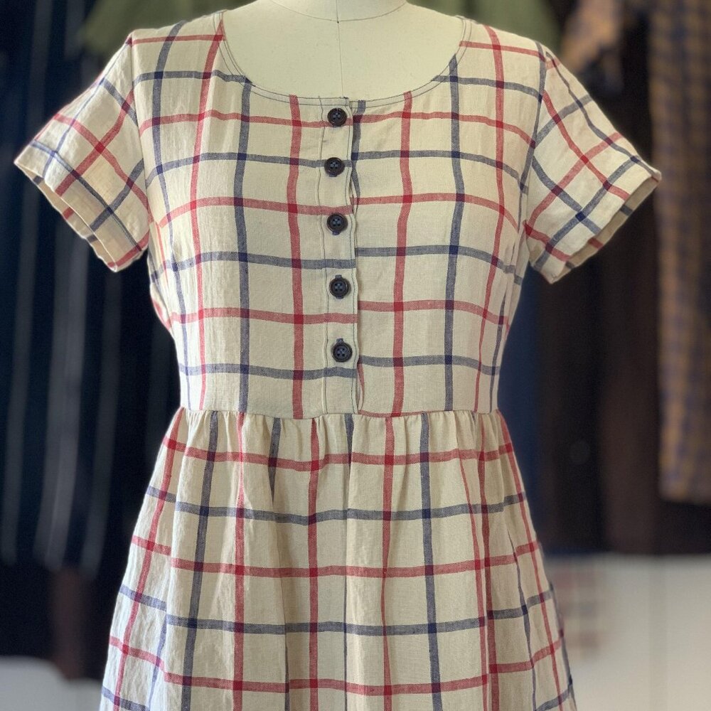 Pyne and Smith No.11 Biarritz Linen Dress -- Size XS -- Gently Worn